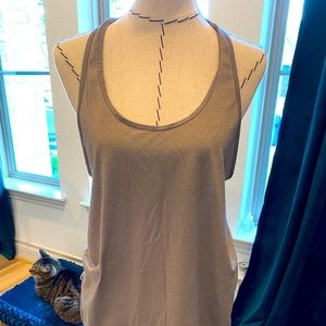 Lululemon Tank - grey/gold iridescent color